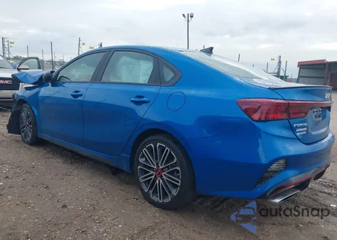 2024 Kia Forte Gt из США, поврежденный, VIN 3KPF44AC1RE738327